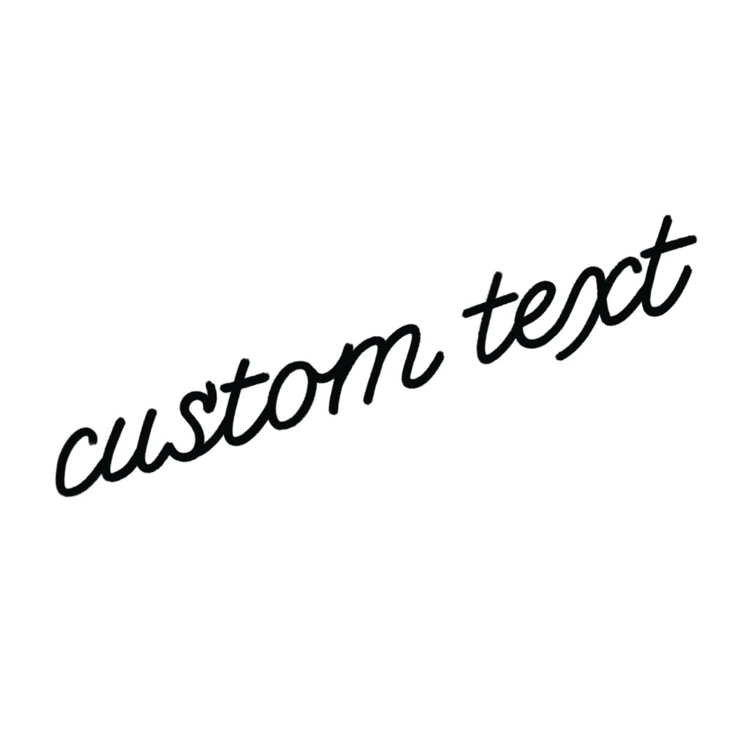custom text - script